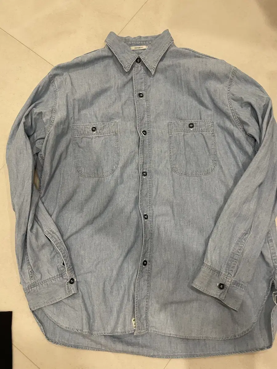 Orslow chambray shirt 5size